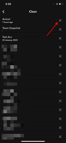 క్లోజ్ సంభాషణ స్నాప్చాట్ - AI చాట్బాట్